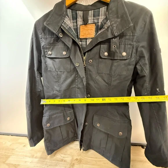 Levi's Women's Black Waxed Cloth Utility Jacket - Picture 4 of 11